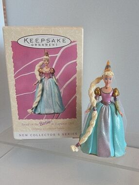 Hallmark Keepsake 1997 Barbie as Rapunzel Christmas Ornament